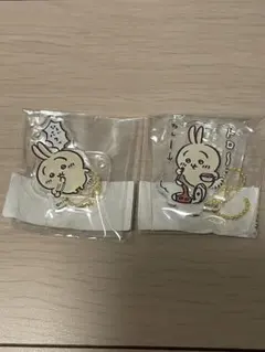 ちいかわ うさぎ　アクリルスタンド　ミニアクリルチャーム2点セット