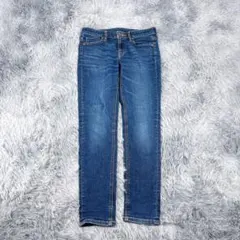 【無印良品】スキニーデニム (M)デニムブルー シンプル カジュアル ストレッチ
