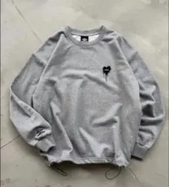 ONCILY【 UMBRO 】ハートロゴドローコードスウェット　コラボ