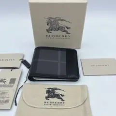新品未使用　BURBERRY バーバリー ロンドンチェック PVC×本革 財布