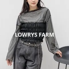 レイヤードチュールトップス　LOWRYS FARM