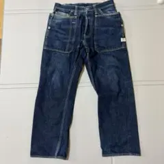 SASSAFRAS ササフラス　Sサイズ　リーフパンツ　ペインターパンツ 異素材で切り替えたペインターパンツ SASSAFRAS / フォール