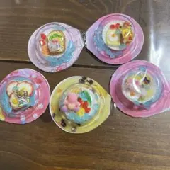 シャカシャカ　キャラクターシール　ピカチュウ　マイメロ　キティ　クマ　5セット