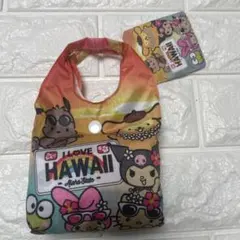 【新品】ABCストアハワイ限定 折りたたみエコバッグ　クロミ
