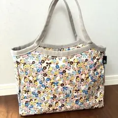 【美品】ROOTOTE 花柄 トートバック　A4収納　ナイロン