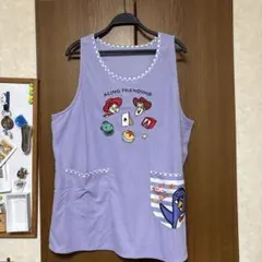 紫色　トイストーリー刺繍エプロン 3L~4Lサイズのサムネイル