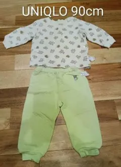 UNIQLO 90cm キルトパジャマ こぐまちゃん