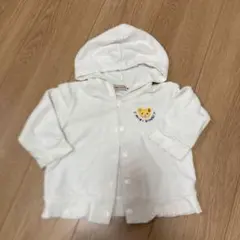 miki HOUSE フード付きカーディガン 80