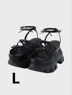 Sheer dot mini ribbon sports sandal M - メルカリ