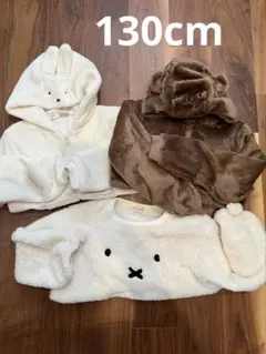 プチマイン　ミッフィーボリスボアパーカー　ミッフィーフリースセット