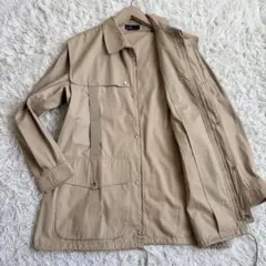 美品✨ダンヒル スプリングコート ミリタリー 50/XL イタリア製 ベージュ