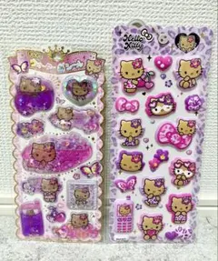 s*様 日焼けキティ　もちもちマシュマロシール　ウォーターinシール　セット