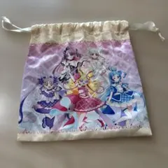 キミとアイドルプリキュア♪　ドリームステージ　サテン巾着
