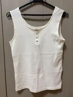 未着用　ホワイトタンクトップ ONE SIZE