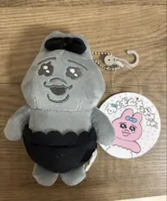 【新品】おぱんちゅうさぎ　アベイル　マスコットチャーム　モノクロ　黒