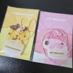 ポムポムプリン マイメロディ サンリオ 福福お守り風アクリルキーホルダー グッズ