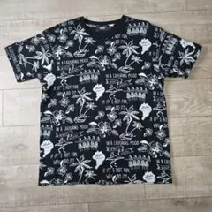 AZUL BY MOUSSY 総柄 Tシャツ ブラック M