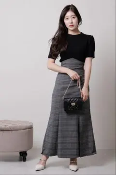 リップサービス　新品タグ付き　2wayスリーブマーメイドドッキングワンピース