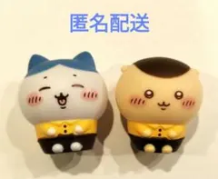 ココス×ちいかわ　（ハチワレ、くりまんじゅう）　ソフビ