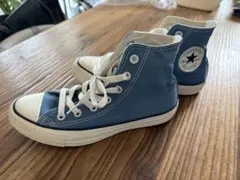 アズミ様専用コンバース　オールスター　ブルー　ハイカット　23.5cm