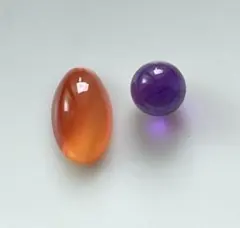 外し石　ルース 丸玉 カボション　合成　人工石　パーツ　ハンドメイド