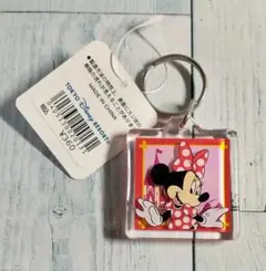 未使用 東京ディズニーランド ミニーマウス アクリルキーホルダー 当時物