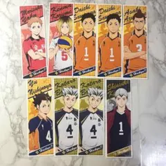 ハイキュー!! キャラクター ステッカー 9枚セット