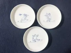 有田焼　波佐見焼　洸琳窯　高山寺　鳥獣戯画　小皿3枚セットのサムネイル