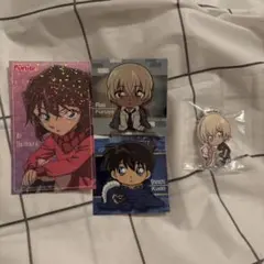 名探偵コナン　ステッカー　くら寿司キーホルダー　セット