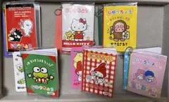 ★コンプリート★サンリオキャラクターズ じゆうちょう＆下じきセットチャーム全6種