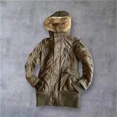 00s archive 毛皮フォー裏ボアライナーモッズコート 平成ギャル森ガール