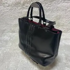 本革サドルレザー Sトートバッグ 革紐 サドルブラック XSコンチョ