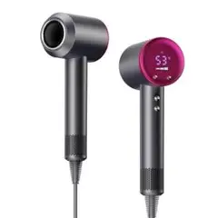 ドライヤー 大風量 【温度&風速表示・AI温度センサー搭載】 高濃度マイナスイA