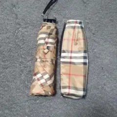 BURBERRY 折りたたみ傘 チェック柄