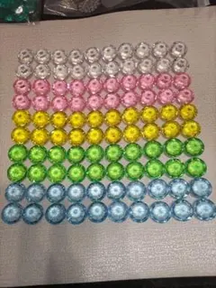 色大きさ揃っています！24mmアクリルアイス5色100個セット☆