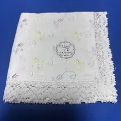 Musée d'R ハンカチ レース 刺繍 花　ミュゼ ド アール　新品　タオル