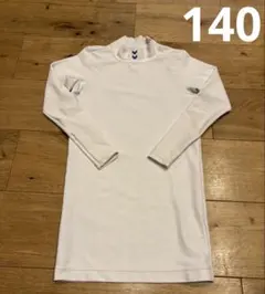 hummel アンダーシャツ インナー　白 140 サッカー 長袖　厚手　冬