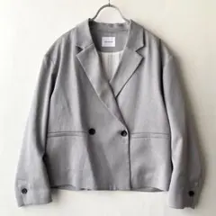 極美品✨アーバンリサーチ　25SS ゆったり　ダブルテーラードジャケット　グレー
