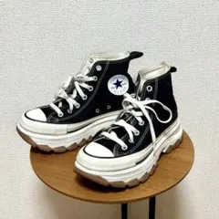 CONVERSE TREKWAVE HI 厚底 ブラック 24cm