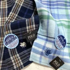 poloメンズ　ガーゼハンカチ【新品】2枚セットのサムネイル