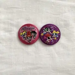 パワーパフガールズ　刺繍缶バッジ