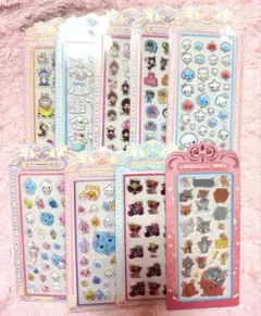 0時までセール☆アクリルシール　9枚セット