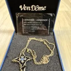 Ven Dôme スワロフスキー クロスネックレス