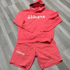 ATHLETA フード付きトップスとショートパンツ セット150cm