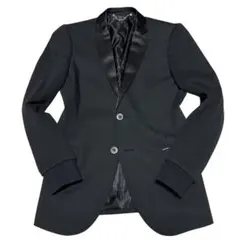 美品 DIESEL ディーゼル テーラードジャケット 切替 ブラック 2B