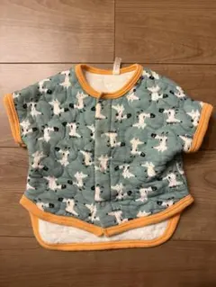 動物柄 ベビーベスト サイズ80cm