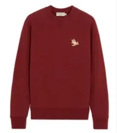 希少カラー MaisonKitsune メゾンキツネ トレーナー スウェット 赤のサムネイル
