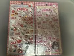 正規品ハローキティ ボンボンドロップシール 2シートセット