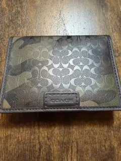 コーチ　COACH　カードケース　定期入れ　名刺入れ　カモフラージュ