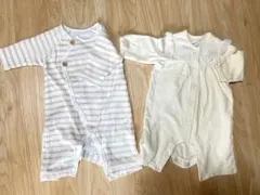 ミキハウス　アカチャンホンポ　ロンパース　カバーオール　60 2枚セット